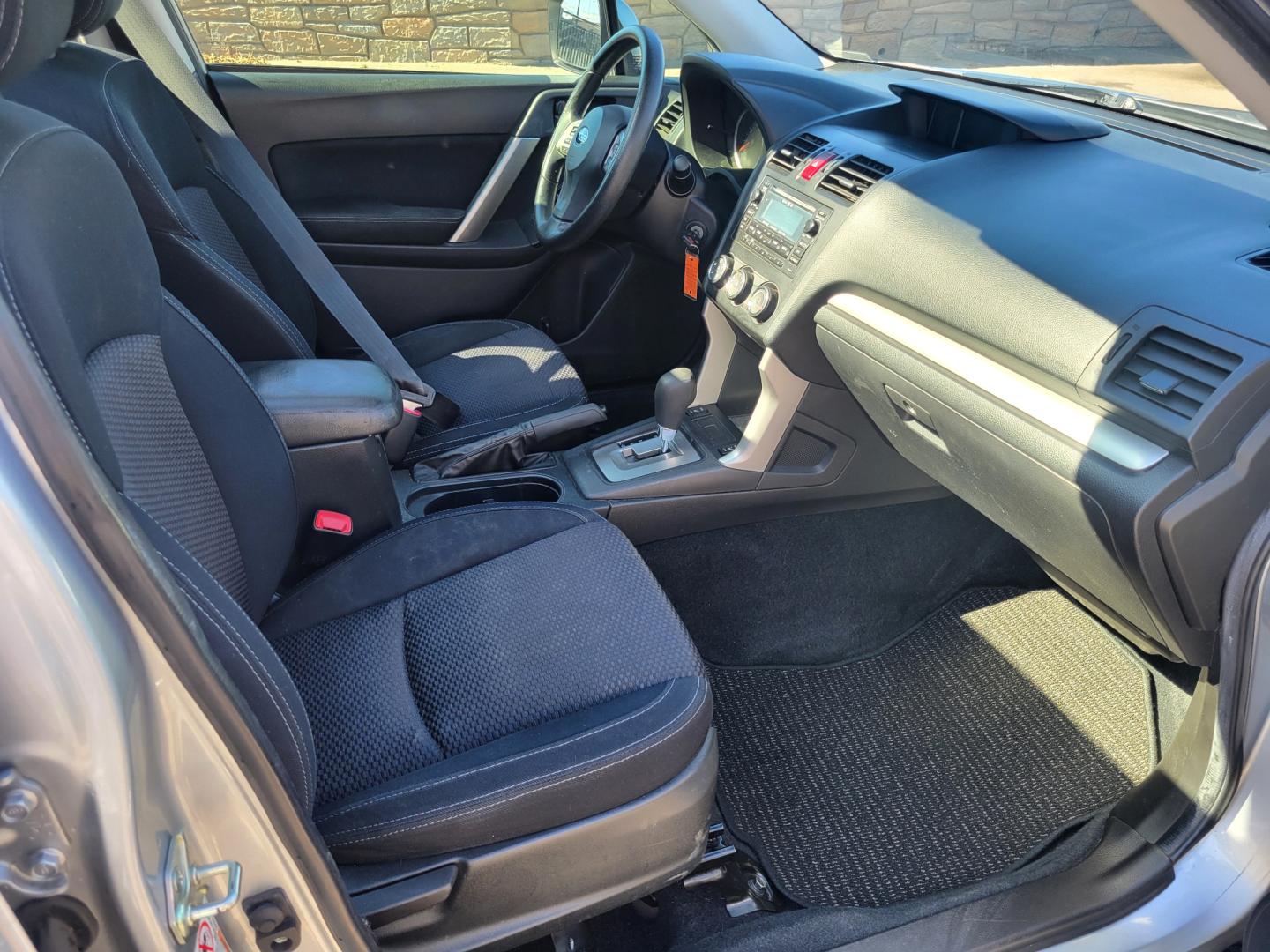 2015 Silver /Black Subaru Forester Premium (JF2SJADC3FH) with an 2.5L H4 engine, Automatic transmission, located at 450 N Russell, Missoula, MT, 59801, (406) 543-6600, 46.874496, -114.017433 - Photo#16